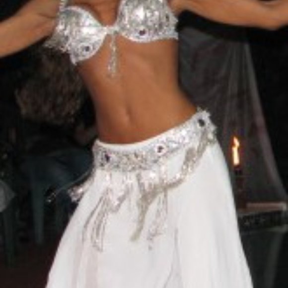 Handcrafted Belly Dance Costume Sets and Hip Scarves for Sale - Picture 5 of 15